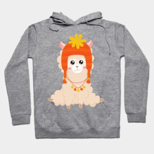 Autumn Llama, Cute Llama, Llama With Hat, Alpaca Hoodie